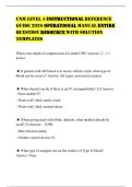 CNM LEVEL 4 INSTRUCTIONAL REFERENCE GUIDE 2026 OPERATIONAL MANUAL ENTIRE QUESTION RESOURCE WITH SOLUTION TEMPLATES