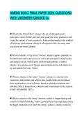 AMEDD BOLC FINAL PAPER 2026 QUESTIONS WITH ANSWERS GRADED A&plus;