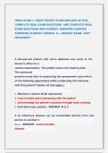 NR224 EXAM 1 &vert;&vert; MOST RECENT EXAM 2026-2027 ACTUAL  COMPLETE REAL EXAM QUESTIONS  AND COMPLETE REAL  EXAM QUESTIONS AND CORRECT ANSWERS &lpar;VERIFIED  ANSWERS&rpar; ALREADY GRADED  A&plus; &vert; NEWEST EXAM &vert; JUST  RELEASED&excl;&excl;