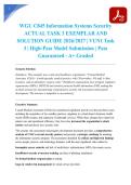 WGU C845 Information Systems Security ACTUAL TASK 3 EXEMPLAR AND SOLUTION GUIDE 2026&sol;2027 &vert; VUN1 Task 3 &vert; High-Pass Model Submission &vert; Pass Guaranteed - A&plus; Graded