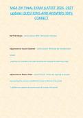 MGA 201 FINAL EXAM -LATEST 2026 -2027 update- QUESTIONS AND ANSWERS 100- CORRECT