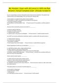 JBL Module 1 Exam with all Correct & 100&percnt; Verified Answers &vert;Actual Complete Exam &vert;Already Graded A&plus;