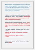 NR 224 Final Exam- Chamberlain &lpar;Final Questions and Correct  Answers the Latest Update and Recommended Version&rpar; &vert;&vert; Most  Recent Exam 2026-2027 Actual Complete Real Exam Questions And  Correct Answers &lpar;Verified Answers&rpar; Already Graded A&plus; &vert; Guaranteed  Succ