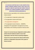 CHC EXAM  &lpar;CERTIFIED HEALTH CARE CONSTRUCTOR&rpar; 2  NEWEST VERSIONS &lpar;VERSION A AND B&rpar; LATEST 2026 ACTUAL  EXAM WITH COMPLETE QUESTIONS AND CORRECT DETAILED  ANSWERS &lpar;100&percnt; VERIFIED ANSWERS&rpar; &vert;ALREADY GRADED A&plus;&vert;  &vert;&vert;PROFESSOR VERIFIED&vert;&vert; &vert;&vert;BRANDNEW&excl;&excl;&excl;&vert;&vert;