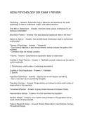 NCSU PSYCHOLOGY 200 EXAM 1 REVIEW