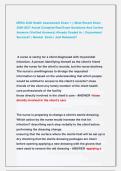 NRSG 2220 Health Assessment Exam 1 &vert;&vert; Most Recent Exam  2026-2027 Actual Complete Real Exam Questions And Correct  Answers &lpar;Verified Answers&rpar; Already Graded A&plus; &vert; Guaranteed  Success&excl;&excl; &vert; Newest  Exam &vert; Just Released&excl;&excl; 
