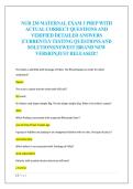 NUR 230 MATERNAL EXAM 3 PREP WITH  ACTUAL CORRECT QUESTIONS AND  VERIFIED DETAILED ANSWERS  &vert;CURRENTLY TESTING QUESTIONS AND  SOLUTIONS&vert;NEWEST &vert;BRAND NEW  VERSION&vert;JUST RELEASED&excl;&excl;