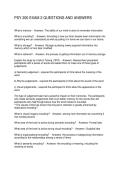 PSY 200 EXAM 2 QUESTIONS AND ANSWERS