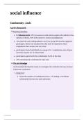 AQA A-Level Psychology &ndash; Social Influence &lpar;Unit 1&rpar; &ndash; Complete Revision Notes