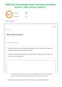 PubH 201&comma; 1001&comma;1010&comma; 3001&comma; 3351&comma; 6009&comma; 6011&comma; 6012 & Final &vert; FULLY COVERED Exam &vert;QUESTIONS & ANSWERS&vert; already graded A&plus; &lpar;COMPLETE BUNDLE&rpar; UPDATED&excl;&excl;&excl;