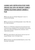 LEADING SAFE CERTIFICATION STUDY PAPER UPDATED 2026 WITH 100 PERCENT CORRECT VERIFIED SOLUTIONS ALREADY GRADED A PLUS