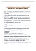 IVCA EXAM STUDY SET QUESTIONS AND CORRECT ANSWERS 100&percnt; VERIFIED LATEST UPDATE&excl;&excl;