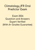 Climatology IFR Oral Predictor Exam &vert; Instrument Rating Weather Prep