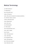 Medical Terminology NEWEST 2026&sol;2027 ACTUAL EXAM COMPLETE QUESTIONS AND CORRECT DETAILED ANSWERS &lpar;VERIFIED ANSWERS&rpar; &vert;ALREADY GRADED A&plus;&vert;&vert;BRAND NEW&excl;&excl;