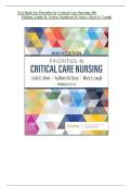 Test Bank for Priorities in Critical Care Nursing 9th Edition Urden&vert; Instant  pdf download