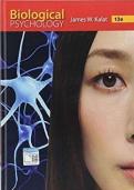 Biological Psychology 13th Edition Test Bank - Complete Chapters 1-14