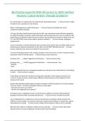 JBL Practice Exam &num;3 With All Correct & 100&percnt; Verified Answers &vert;Latest Version &vert;Already Graded A&plus;