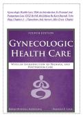 Gynecologic Health Care 4th Edition Test Bank - All Chapters 1-35