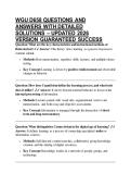 WGU D658 QUESTIONS AND ANSWERS WITH DETAILED SOLUTIONS &ndash; UPDATED 2026 VERSION GUARANTEED SUCCESS
