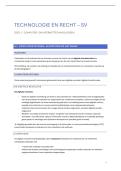 Samenvatting Technologie en recht -  Technologie en recht