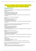 JBL Exam 1 Questions with all Correct & 100&percnt; Verified Answers &vert;Latest Version &vert;Already Graded A&plus;