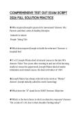 COMPREHENSIVE TEST OUT EXAM SCRIPT 2026 FULL SOLUTION PRACTICE