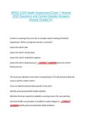 NRSG 2220 Health Assessment Exam 1 Newest  2026 Questions and Correct Detailed Answers  Already Graded A&plus; 