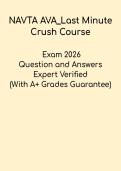 NAVTA AVA Last Minute Crush Course &vert; Veterinary Assistant Exam Prep