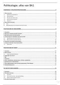 Politicoloigie samenvatting - 15&sol;20