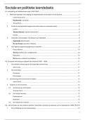 Sociale & politieke leerstelsels - 19&sol;20