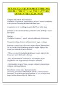 NUR 376 EXAMS  BLUEPRINT  WITH ACCURATE QUESTIONS AND  ANSWERS &vert; GUARANTEED PASS &vert; NEW 
