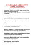 N4100 FINAL EXAM QUESTIONS WITH ANSWERS 100&percnt; VERIFIED 