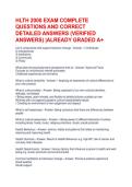 HLTH 2000 EXAM COMPLETE QUESTIONS AND CORRECT DETAILED ANSWERS &lpar;VERIFIED ANSWERS&rpar; &vert;ALREADY GRADED A&plus;
