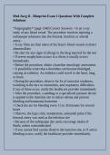 Med-Surg II - Blueprint Exam 1 Questions With Complete Solutions