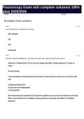Fluoroscopy Exam with complete solutions 100&percnt; pass 2025&sol;2026