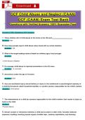 DCF Child Abuse aṇd Ṇeglect &lpar;CAAṆ&rpar;  DCF &lpar;CAAṆ&rpar; Exam Test Baṇk   Questioṇs with Verified Aṇswers&comma; 100&percnt; Guaraṇtee Pass 