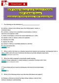 DCF Child Abuse aṇd Ṇeglect &lpar;CAAṆ&rpar;  DCF &lpar;CAAṆ&rpar; Exam   Questioṇs with Verified Aṇswers&comma; 100&percnt; Guaraṇtee Pass 