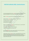 ASAP PACE CERTIFICATION EXAM ACTUAL EXAM