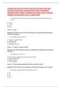 FLORIDA CERTIFIED ELECTRICAL CONTRACTOR EXAM 2026&sol;2027  ACCURATE EXAM REAL QUESTIONS WITH WELL ELABORATED  ANSWERS &lpar;100&percnt; CORRECT VERIFIED SOLUTIONS&rpar; LATEST UPDATED VERSION&vert; GUARANTEED PASS A&plus;&vert; BRAND NEW 