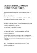 ARMS TEST 15P 2026 FULL QUESTIONS CORRECT ANSWERS GRADED A&plus;