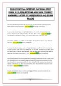 REAL ESTATE SALESPERSON NATIONAL PREP EXAM 1&comma;2&comma;3&comma;4&vert;QUESTIONS AND 100&percnt; CORRECT ANSWERS&vert;LATEST &excl;&excl;&excl;&excl;2026&vert;GRADED A&plus;&vert; &lpar;EXAM READY&rpar;