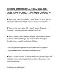 COURSE CAREERS FINAL EXAM 2026 FULL QUESTIONS CORRECT ANSWERS GRADED A&plus;