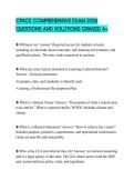 CPACE COMPREHENSIVE EXAM 2026 QUESTIONS AND SOLUTIONS GRADED A&plus;