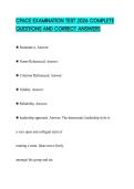 CPACE EXAMINATION TEST 2026 COMPLETE QUESTIONS AND CORRECT ANSWERS