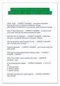 HONDROS FINAL EXAM NUR 163-QUESTIONS AND CORRECT ANSWERS