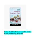 Test bank&colon; Burns Pediatric Primary Care&comma; 7th edition by Dawn Lee Garzon Maaks Starr Brady Chapter 1-46&vert;A&plus; LATEST EDITION&comma; 2026