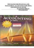 Financial and Managerial Accounting for MBAs &ndash; Test Bank &ndash; Complete Exam Material