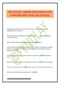 RVT EXAM -ARDMS QUESTIONS AND ANSWERS 100&percnt; PASS 2026 UPDATE&period;