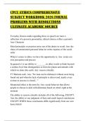 CPCU ETHICS COMPREHENSIVE SUBJECT WORKBOOK 2026 FORMAL PROBLEMS WITH RESOLUTIONS ULTIMATE ACADEMIC SOURCE