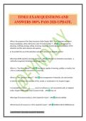 TFM11 EXAM QUESTIONS AND ANSWERS 100&percnt; PASS 2026 UPDATE&period;